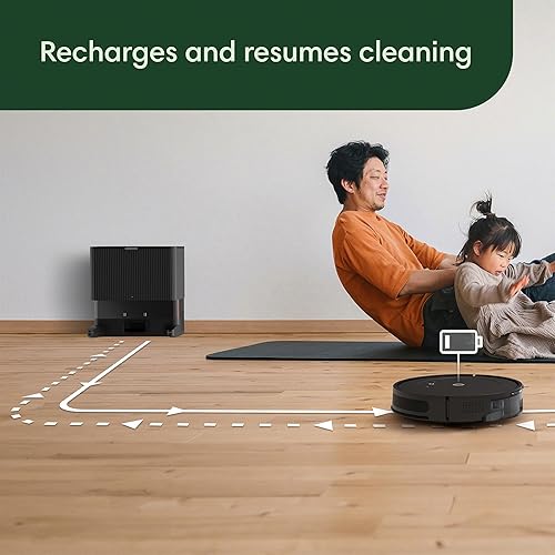 Miniatura 6 de iRobot Roomba Vacuum 2 Robot esencial con base de vacío automático, 3 niveles de succión, sensores de seguimiento de piso más recientes y diseño