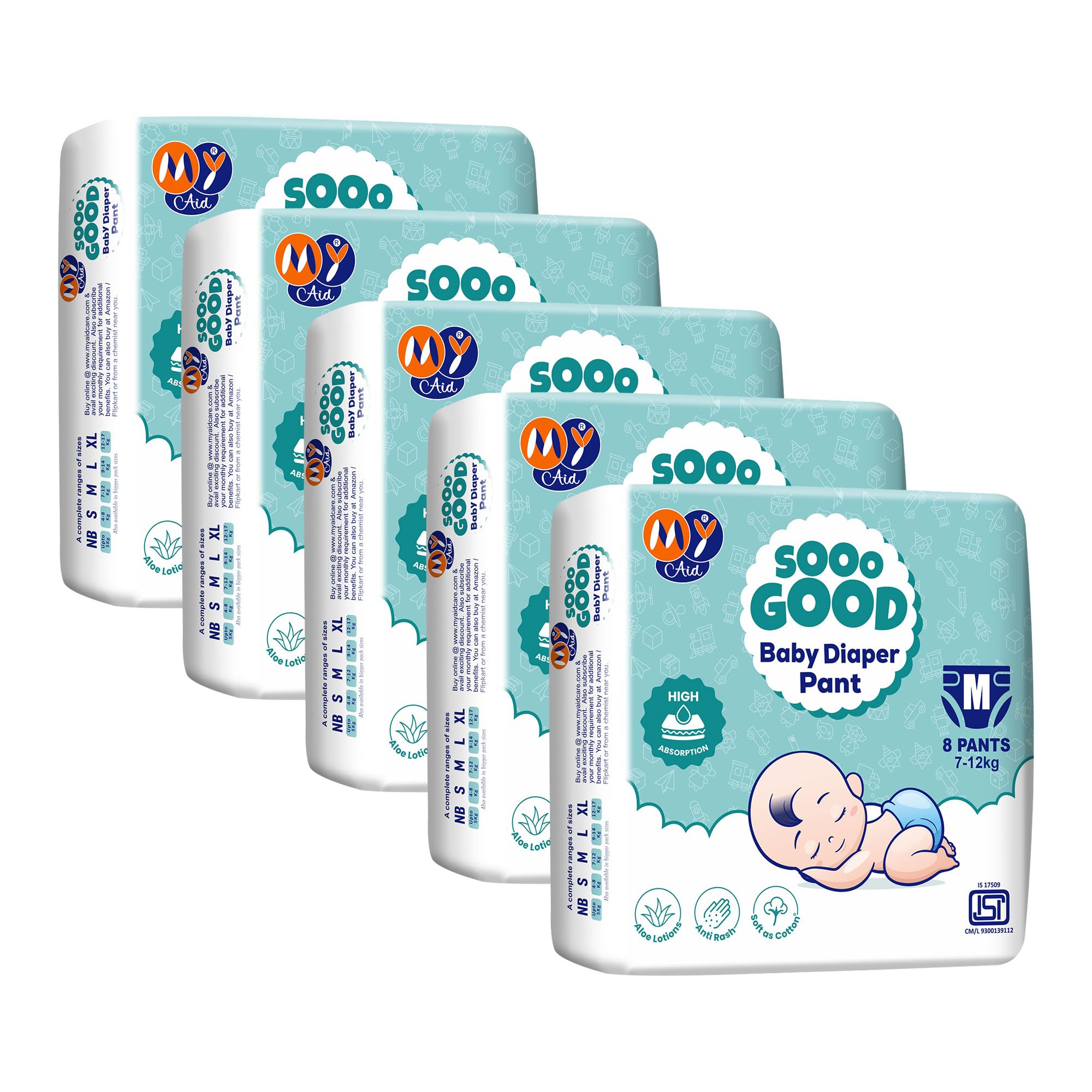 Buy MyAid SOOO GOOD Baby Diaper Pants With Aloe Lotion & Wetness