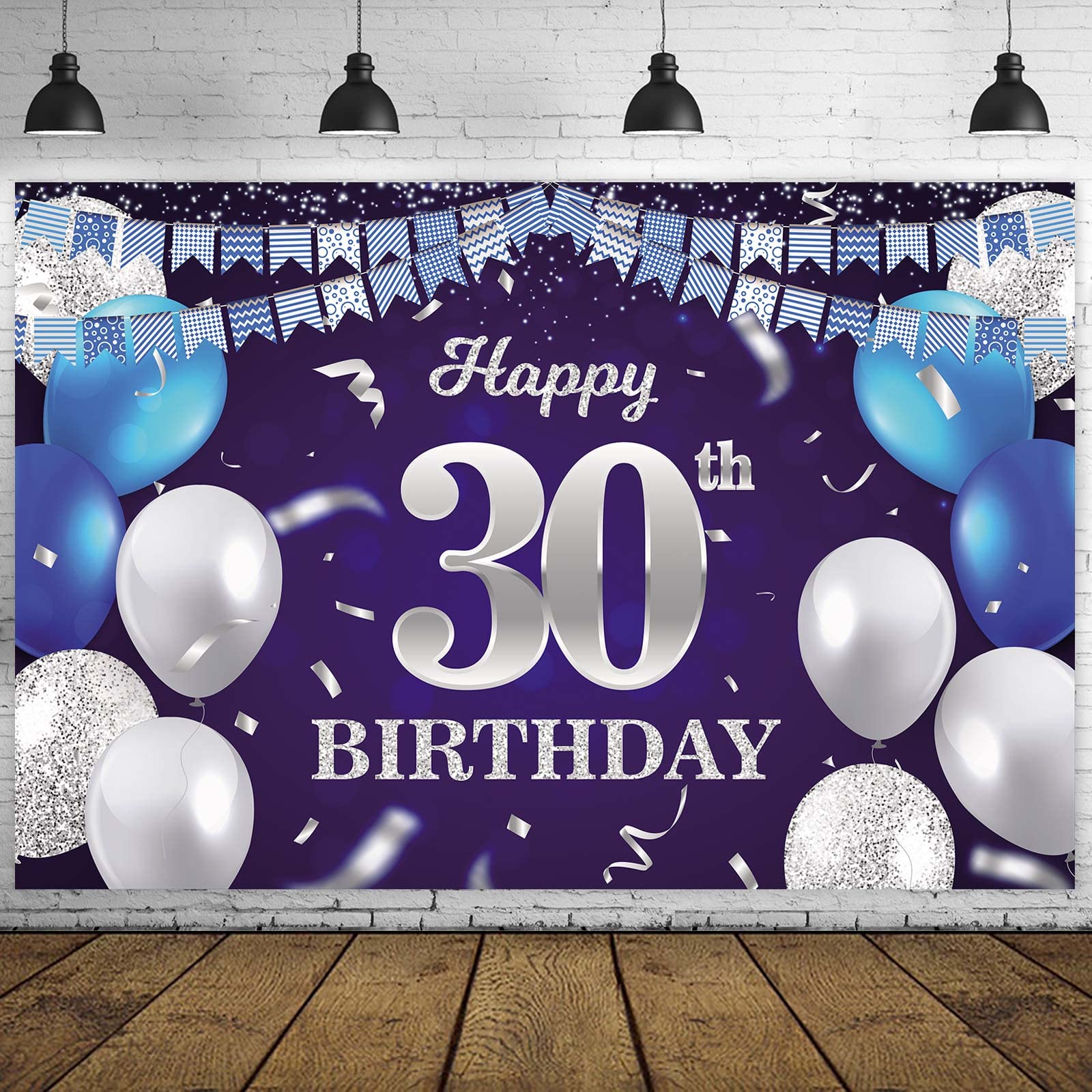 Tarjeta De 30 Cumpleaños Vintage American Greetings – Puntos Azules, 30 Años, Con Sobre