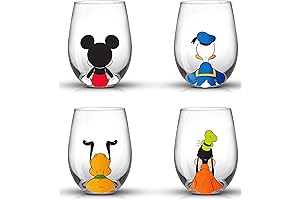 JoyJolt Disney Mickey Mouse Squad Collection Tumblers: Mickey Mouse Gifts for Adults