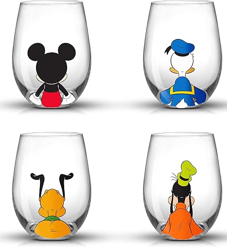 Miniatura 12 de JoyJolt Spirits - Copas de vino sin tallo para vino tinto o blanco (juego de 4) - 15 onzas