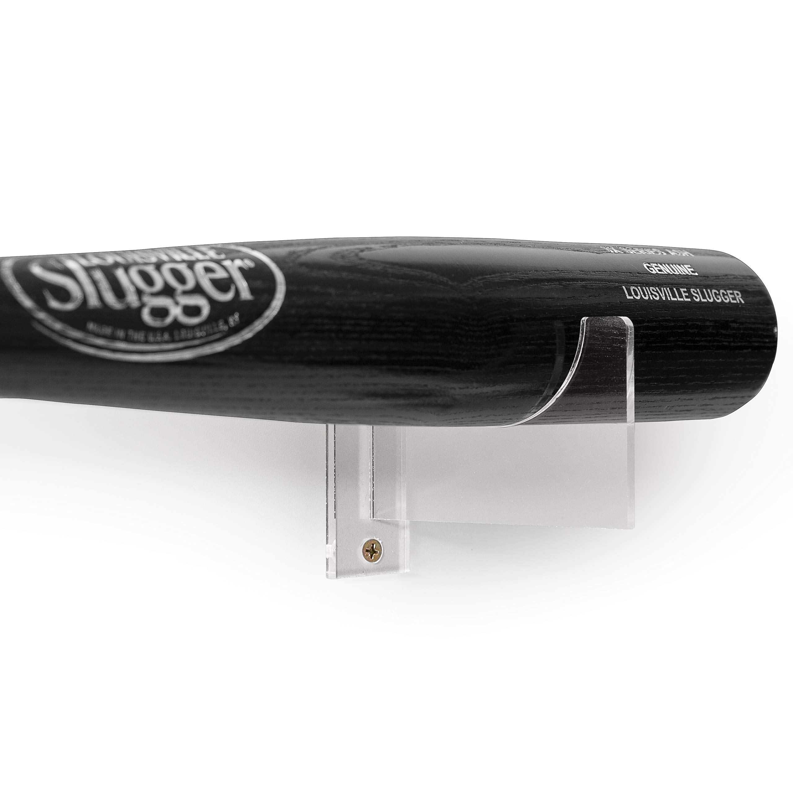 Suporte Parede Para Taco Beisebol Acrílico - Display Horizontal Para Coleção