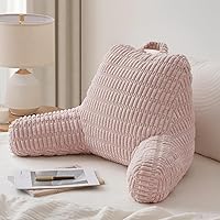 Vista 1 de Blissful Diary Reading Pillow, Backrest Pillow with Shredded Memory Foam for Adult & Children, Designed for Bed and Couch Sitting Up, Includes Arms