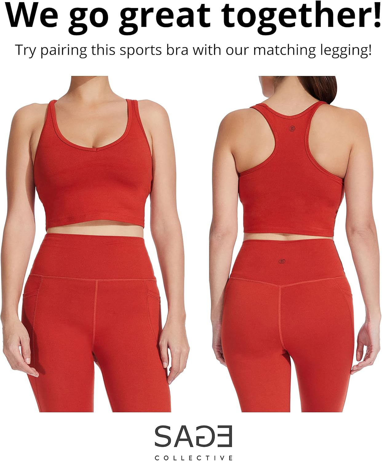 Sage Collective Women's Padded Everyday Bralette –Street-to-Studio Bra - Image 5