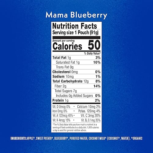 Miniatura 7 de Once Upon a Farm Organic Mama Bear Blueberry 32 onzas