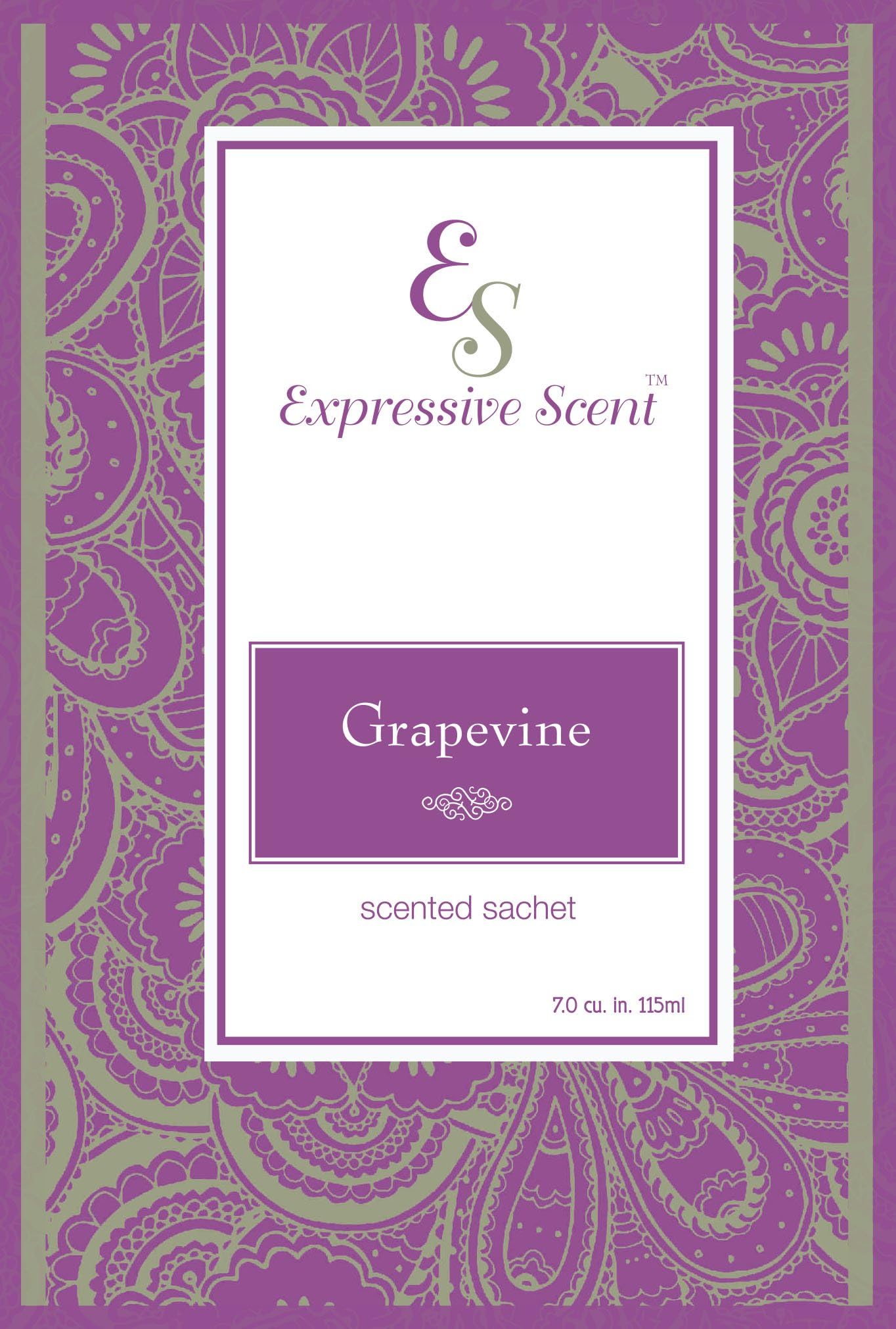 Expressive Scent 6 Pack Grapevine Large Scented Sachet Envelope