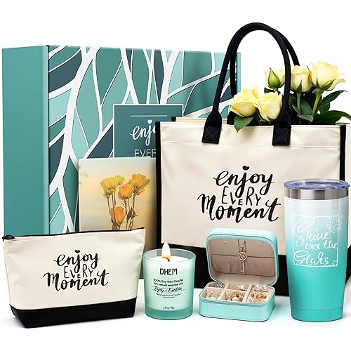 Gifts for Women and Mom, Birthday Gifts, Unique Gift Set for Christmas, Mothers Day, Valentines Day, Tumbler Personalized Present for Friendship, Her, Girlfriend, Wife, Teacher, Bridesmaids