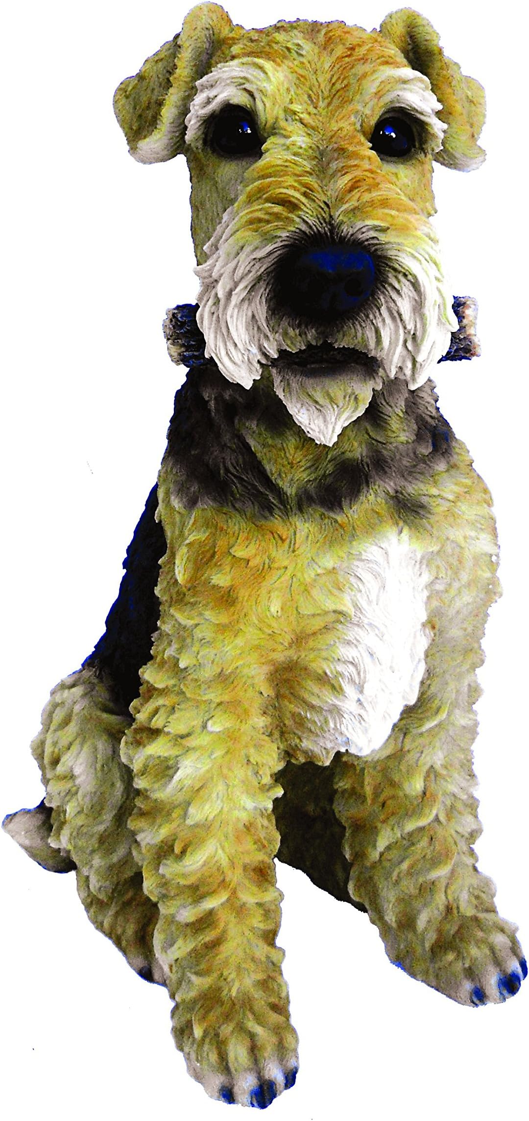 Vivid Arts X-Large Size A Real Life Airedale Ornament