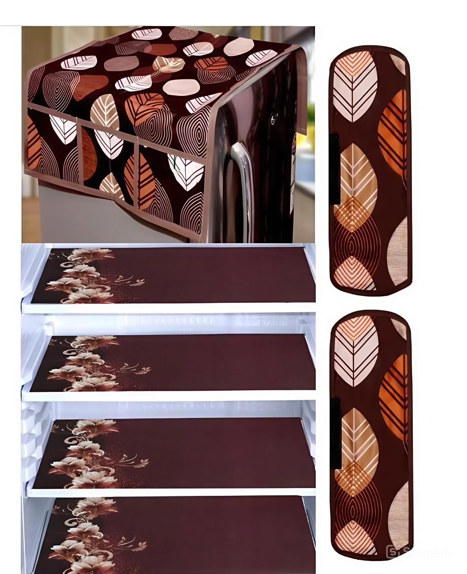 STOREUP Fridge Cover Set - Teddy Bear Design -1