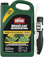 Ortho WeedClear Lawn Weed Killer with Comfort Wand - Kills 250+ Weeds Like Dandelion & Clover to Root, 1 Gallon
