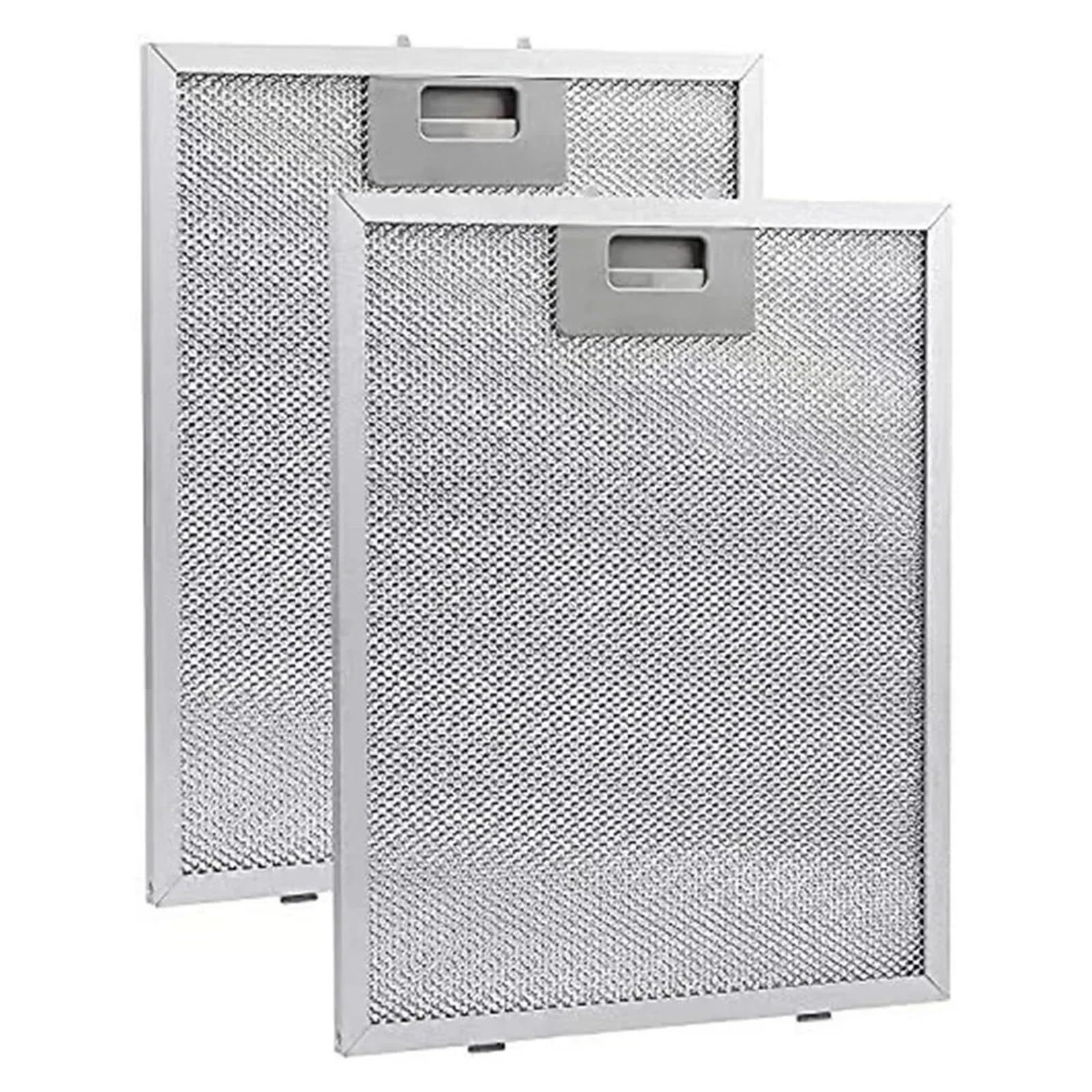 2 filtros for campana extractora de 320 x 260 mm, malla metálica aluminio, for ventilación y filtro grasa Filtro para campana