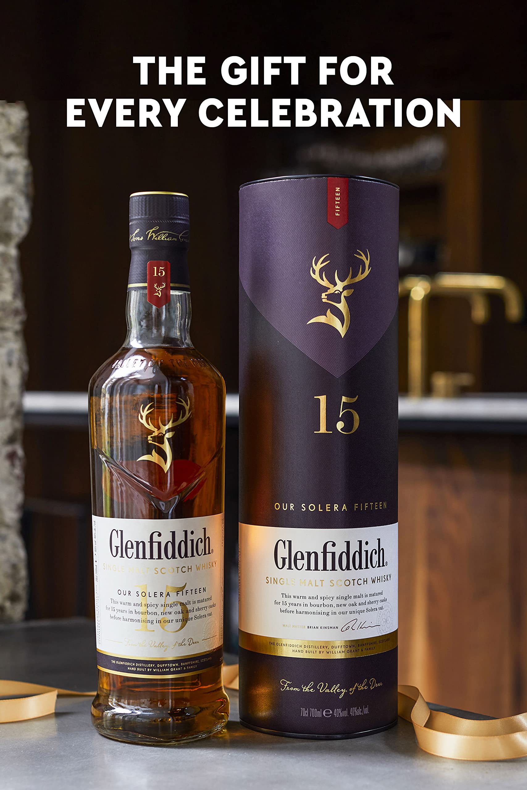 Glenfiddich 15 Years Old Single Malt Scotch Whisky 70 cl