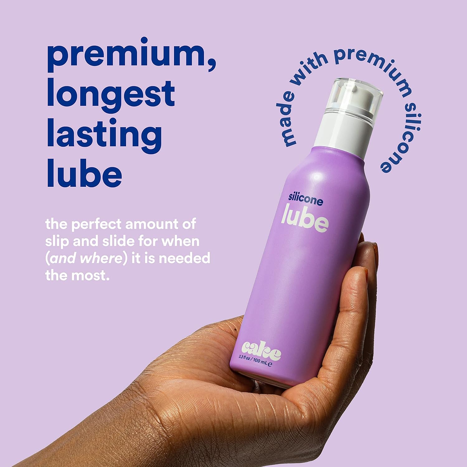 Hello Cake Personal Lubricants Bundle - Tush Cush Water and Silicone-Based Lubricant (3.3 oz) and Silicone-Based Lubricant (3.3 oz)