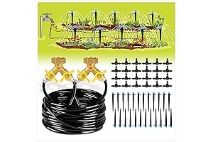 HIRALIY Drip Irrigation Kit: 100ft of Water Wise Efficiency