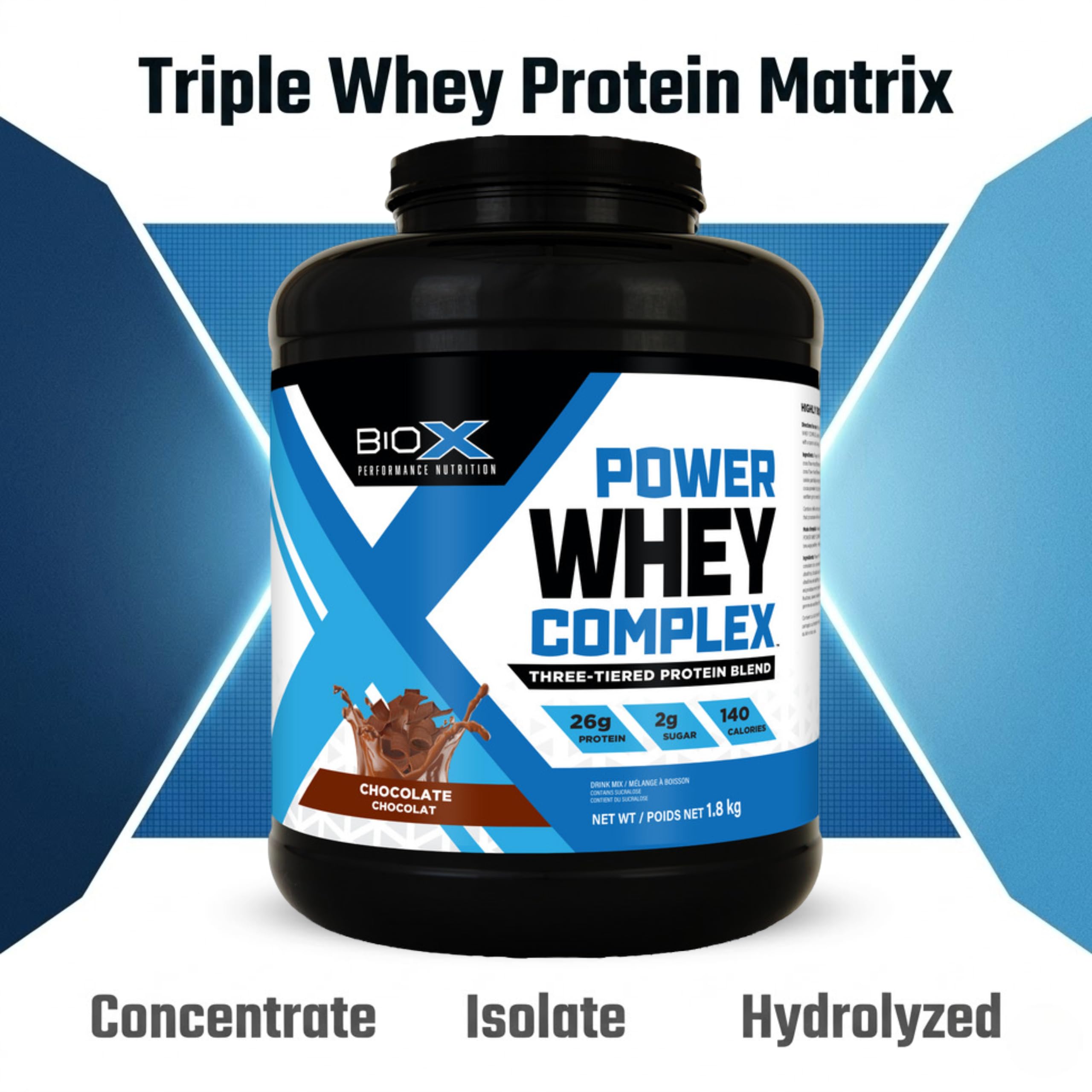 Amazon.com: BioX Power Whey Complex | High Protein 100% Pure Whey