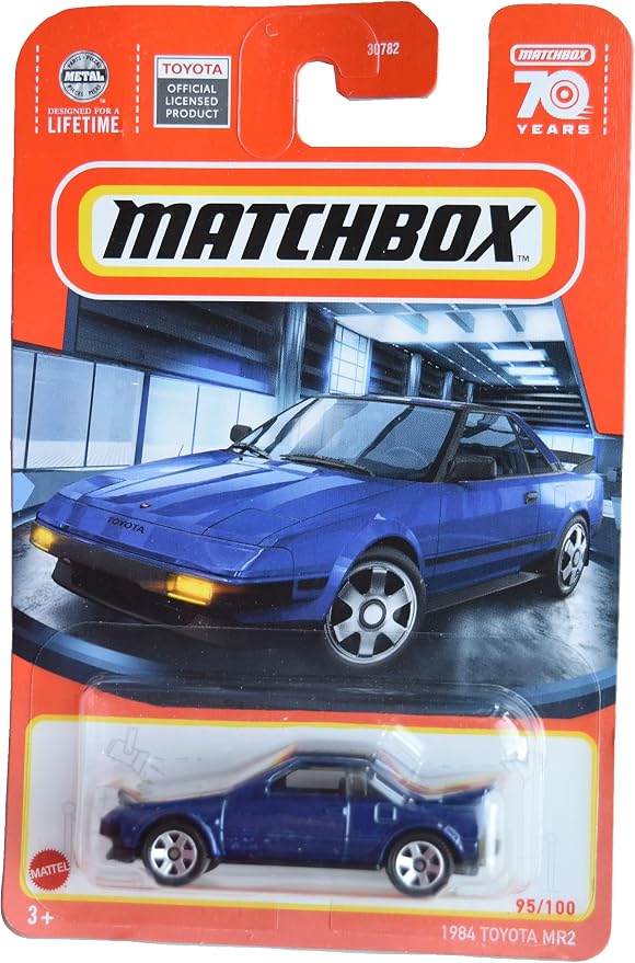 Matchbox 1984 Toyota MR2, Blue 95/100
