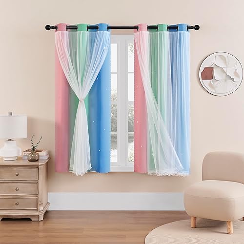 Miniatura 71 de XiDi - Cortinas para decoración de dormitorio Beige34/54/1