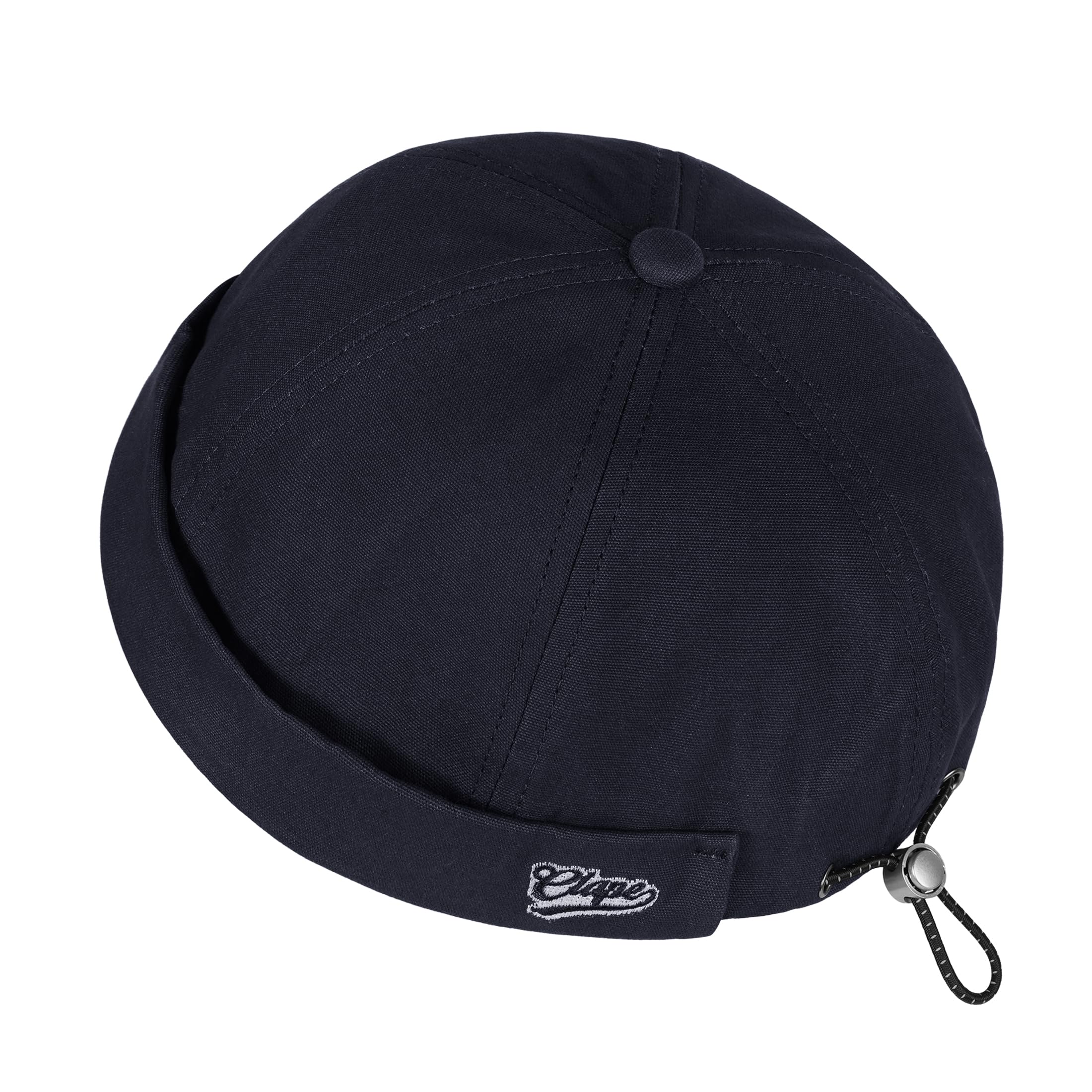 Clape Rolled Cuff Harbour Hat Cotton Classic Brimless Docker Cap Unisex Streetwear Skullcap for Daily Wear