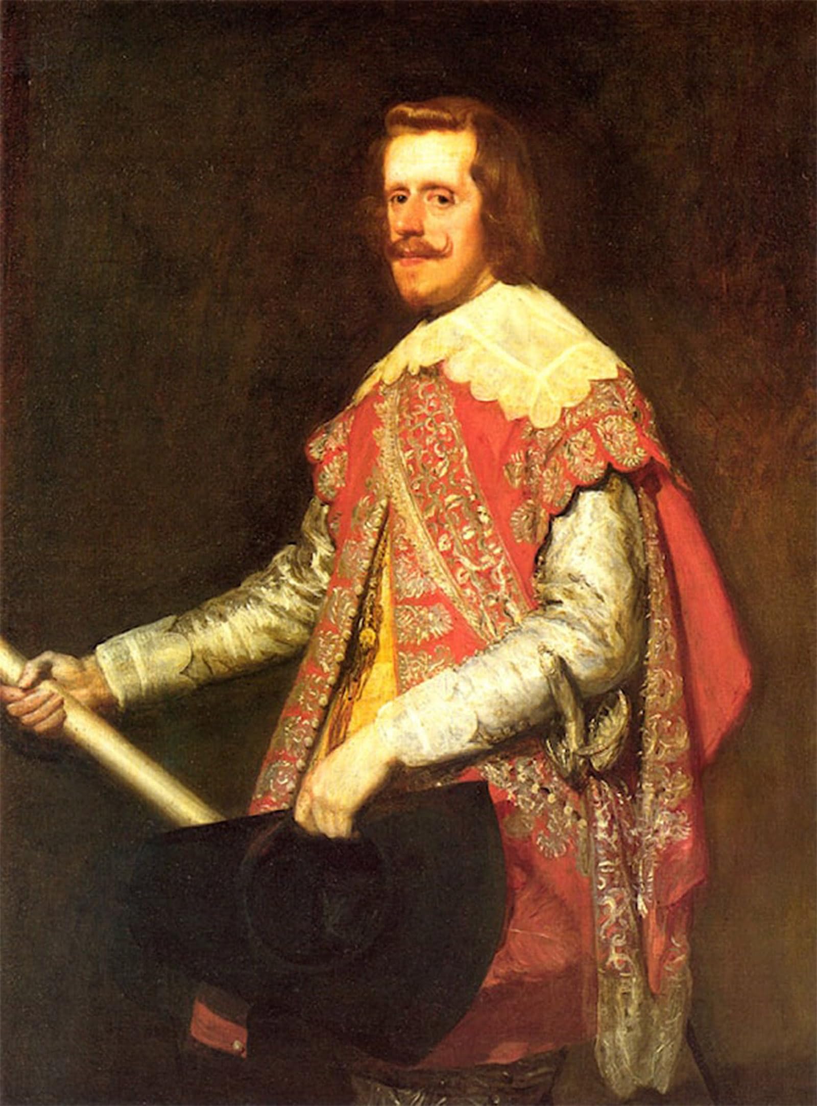 POSTERIIk Vintage Art Print Images Pictures Print Phillip Iv in Army Dress by Diego Rodriguez De Silva Velazquez Modern Colour Posters for Office Home Decor 60x90cm