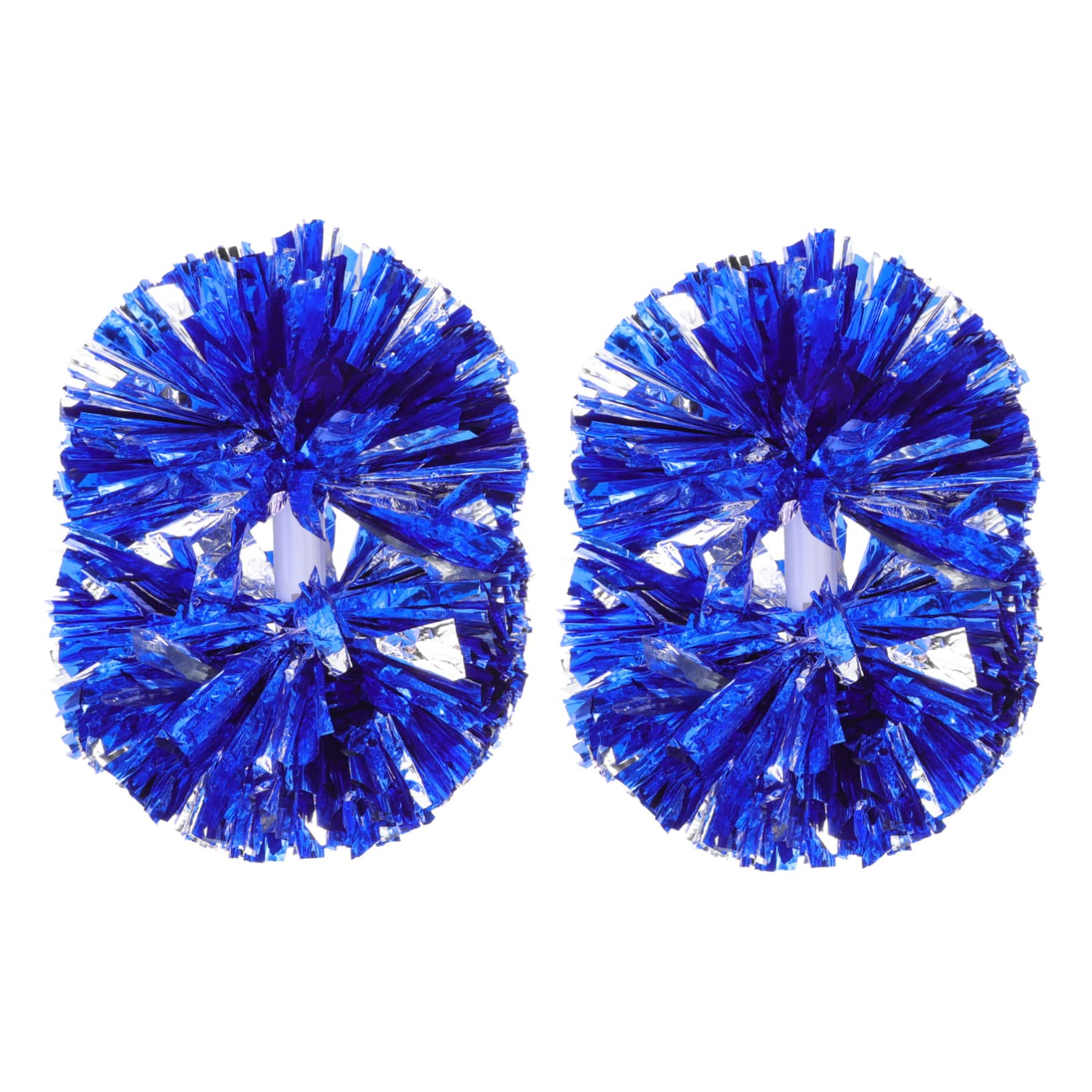 VANZACK 2pcs Cheerleader Pom Poms Durable and Lightweight Cheering Accessories for Sports Events Parties and Team Spirit Vibrant Colors for Soccer Basketball Baseball and More