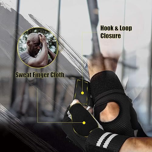 Miniatura 3 de spacepower Workout Gloves, Weight Lifting Gloves for Women&Men, Lightweight Breathable Gym Gloves for Exercise