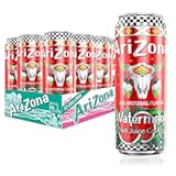 AriZona Watermelon&comma; Fruit Juice Cocktail - Big Can&comma; 22 Fl Oz &lpar;Pack of 12&rpar;