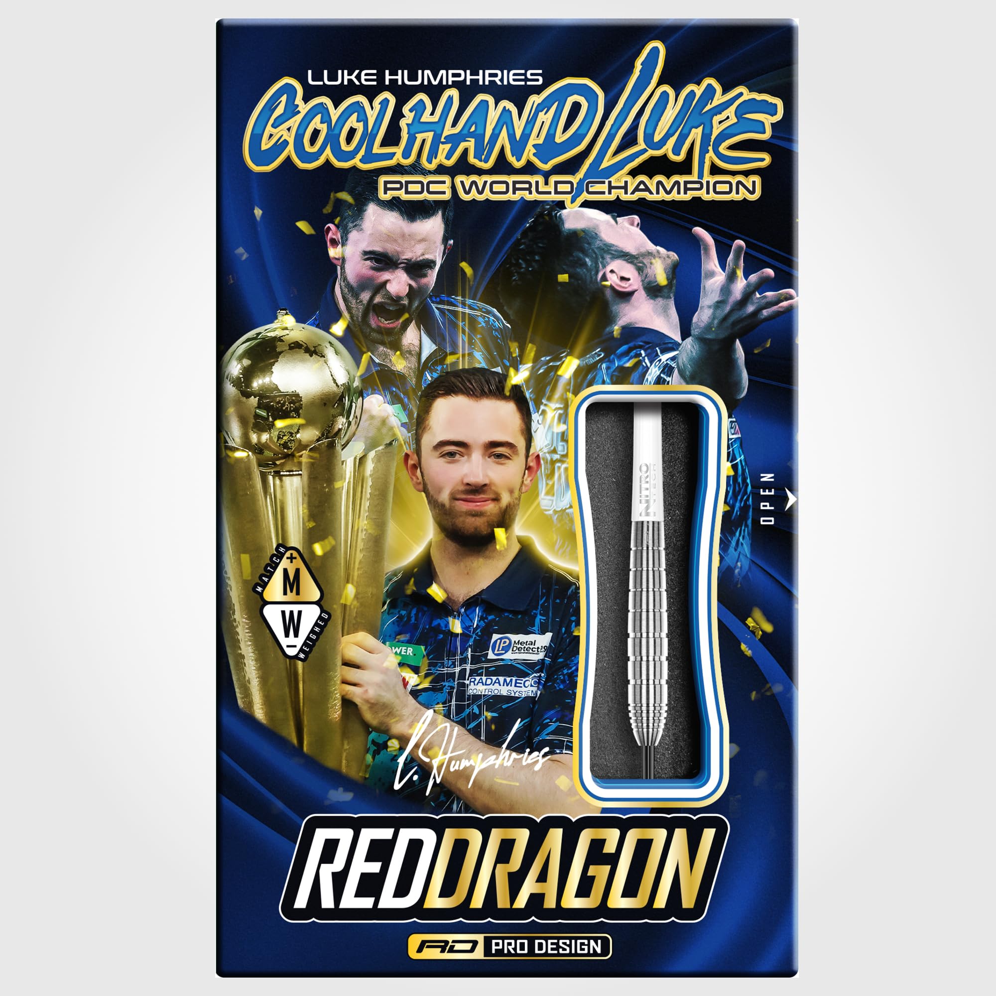 Amazon.com : RED DRAGON Luke Humphries TX1 Tip Darts Set - 90