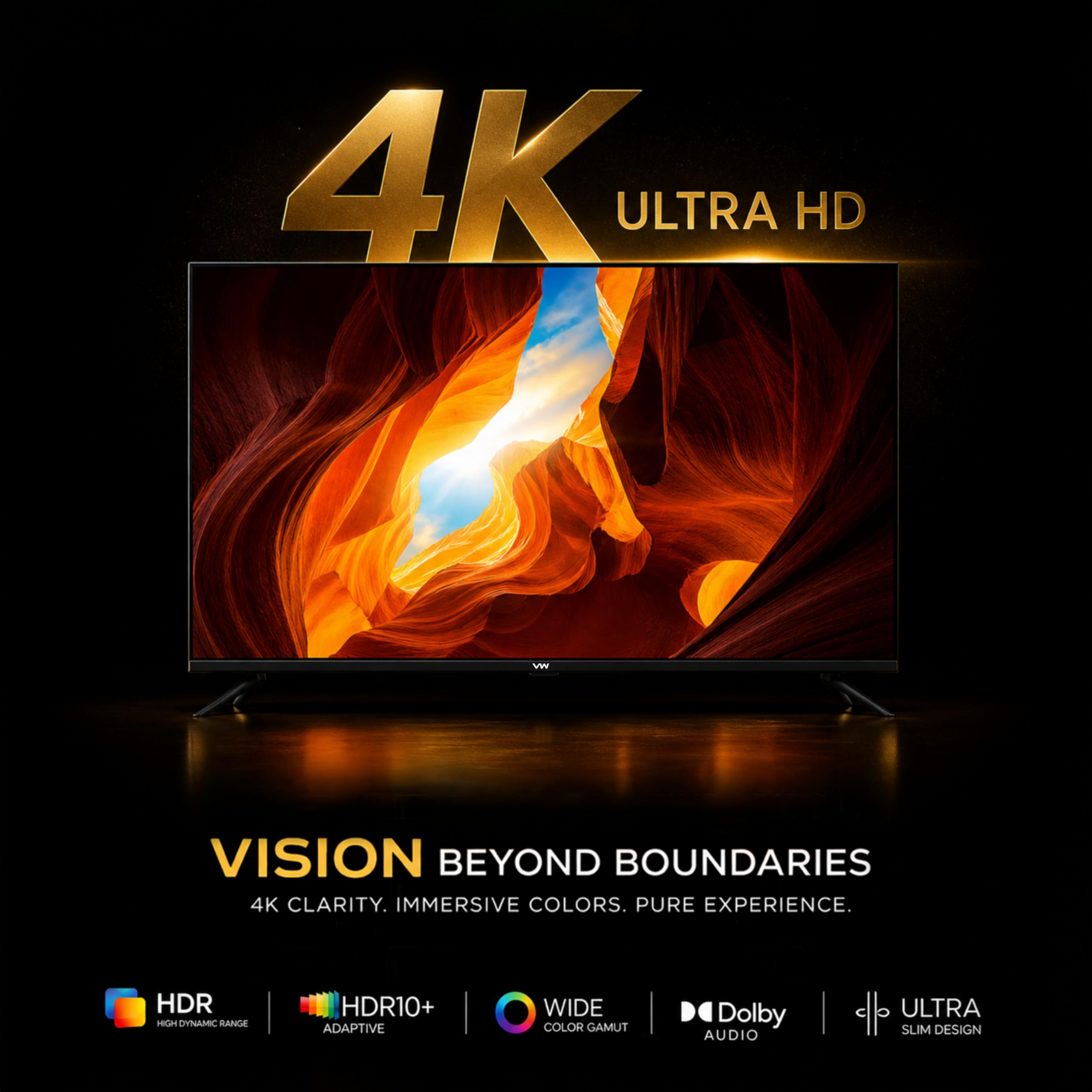 Visio World 55" 4K QLED Smart TV - Stunning Picture! -8