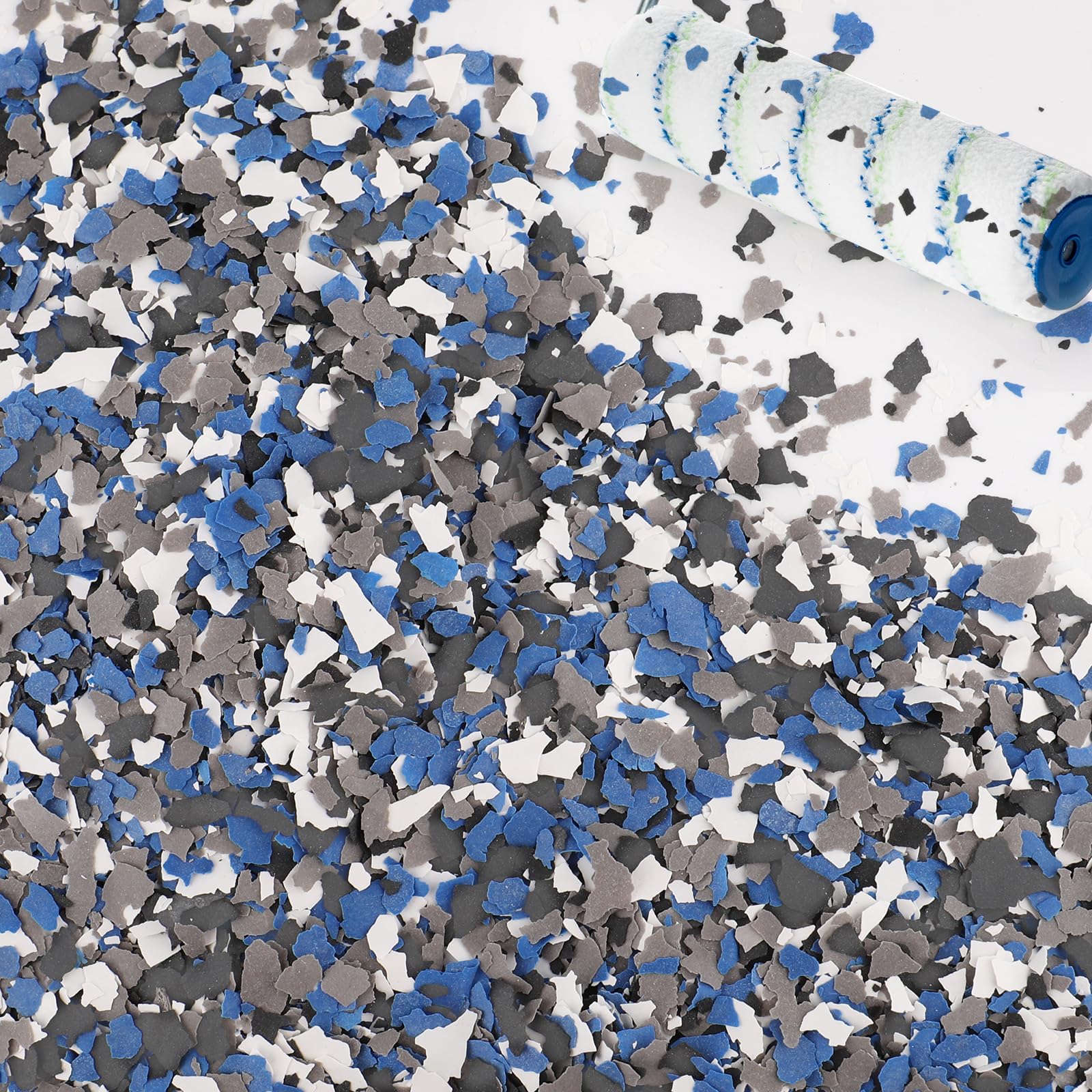 2800G 6.17Lb Blend Decorative Color Chips,Epoxy Flakes Blend Concrete Floor Coatings,Decorative Paint Flakes for Garage Floor Paint Interior Exterior