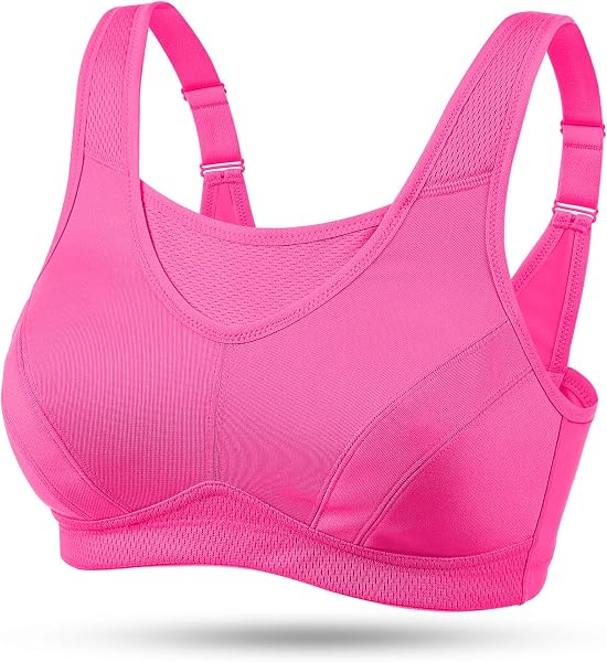 Wingslove High Impact Sports Bras for Women Plus Size Non Padded Wirefree…