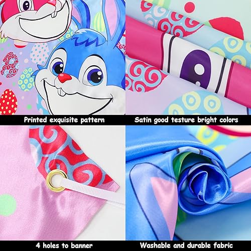 Miniatura 4 de Juegos de Pascua, juegos de lanzamiento de bolsas de frijoles de Pascua, juegos de Pascua al aire libre, recuerdos de fiesta de Pascua para niños,