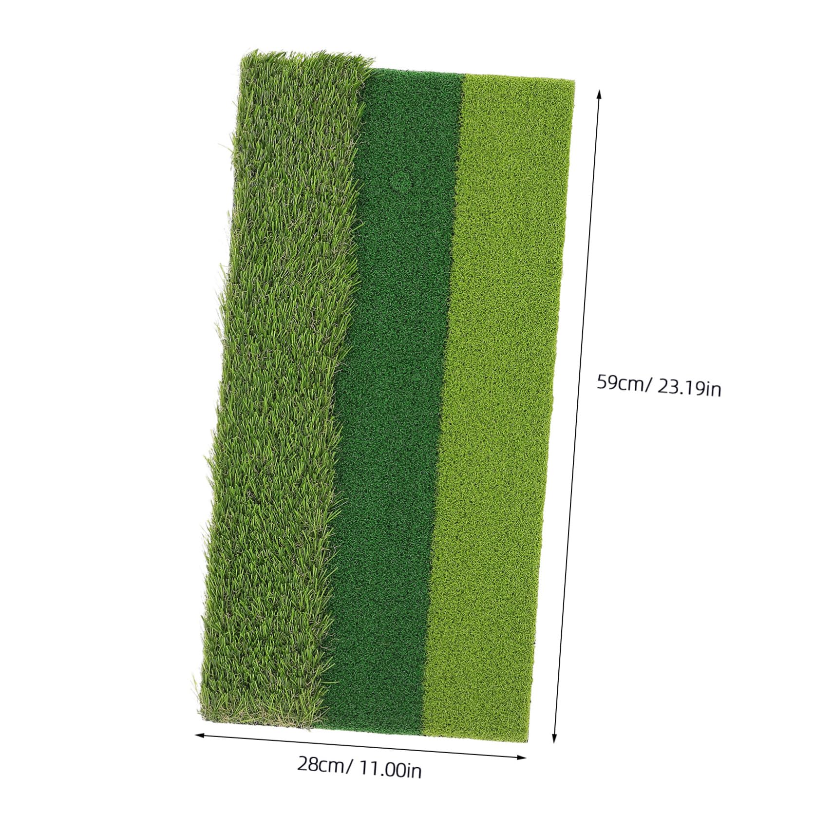 FOYTOKI Golf Practice Pad Turf Golf Mat Heavy Duty Chipping Hitting Mat for Indoor/Outdoor Use