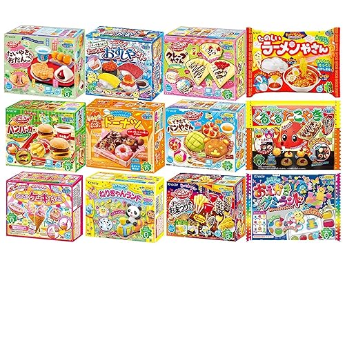 Kracie Popin' Cookin' Series Randomly 4pcs Selection Assortment Set Japanese DIY Candy Ninjapo