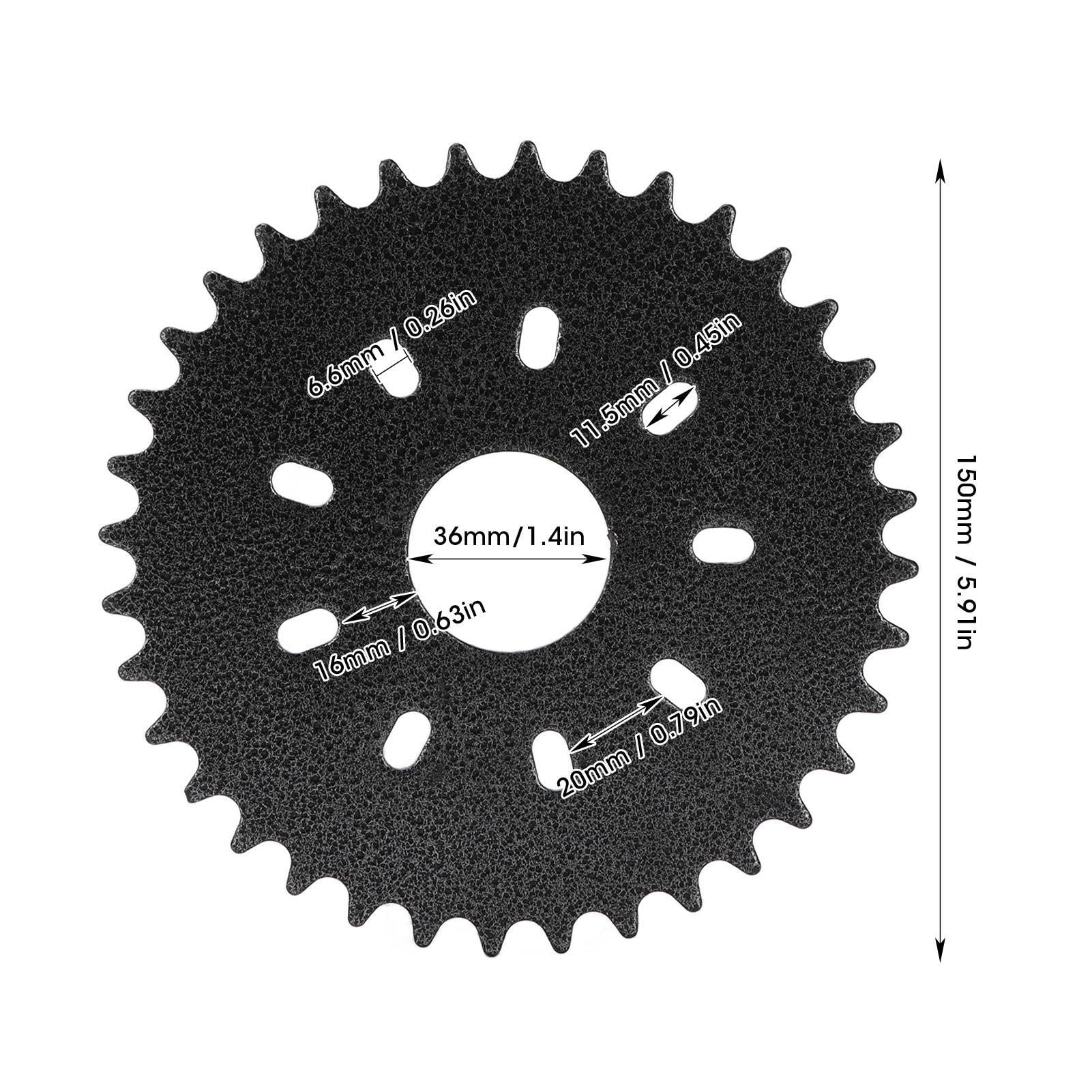 Moさん専用 Amazon.com: 36 Teeth Rear Sprocket, 36 Teeth Flat Sprocket with 9