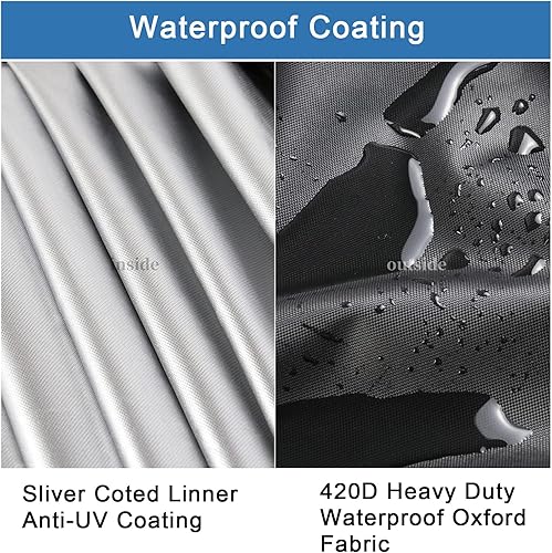 Miniatura 3 de Cubierta para cinta de correr, impermeables, para exteriores, con cordón, a prueba de polvo, resistente, no plegable, para interior y exterior