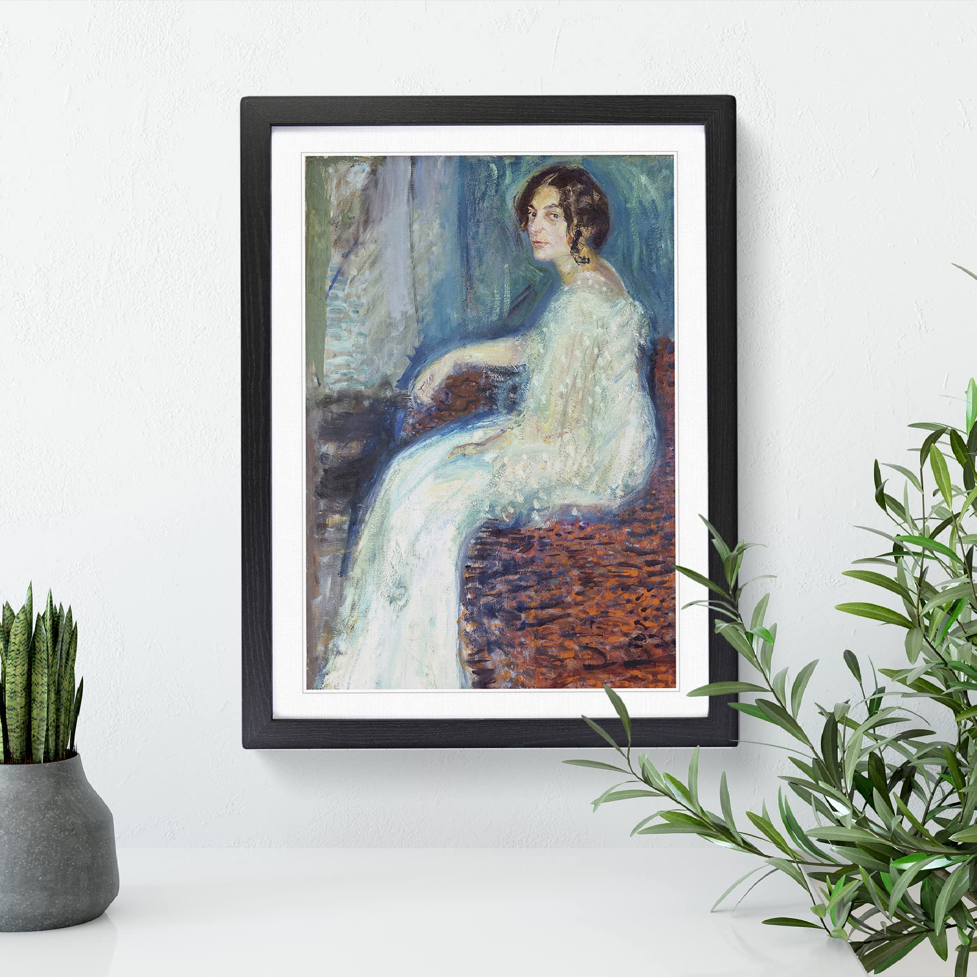 Richard Gerstl Henryka Cohn Classic Painting Framed Wall Art Print - Image 3