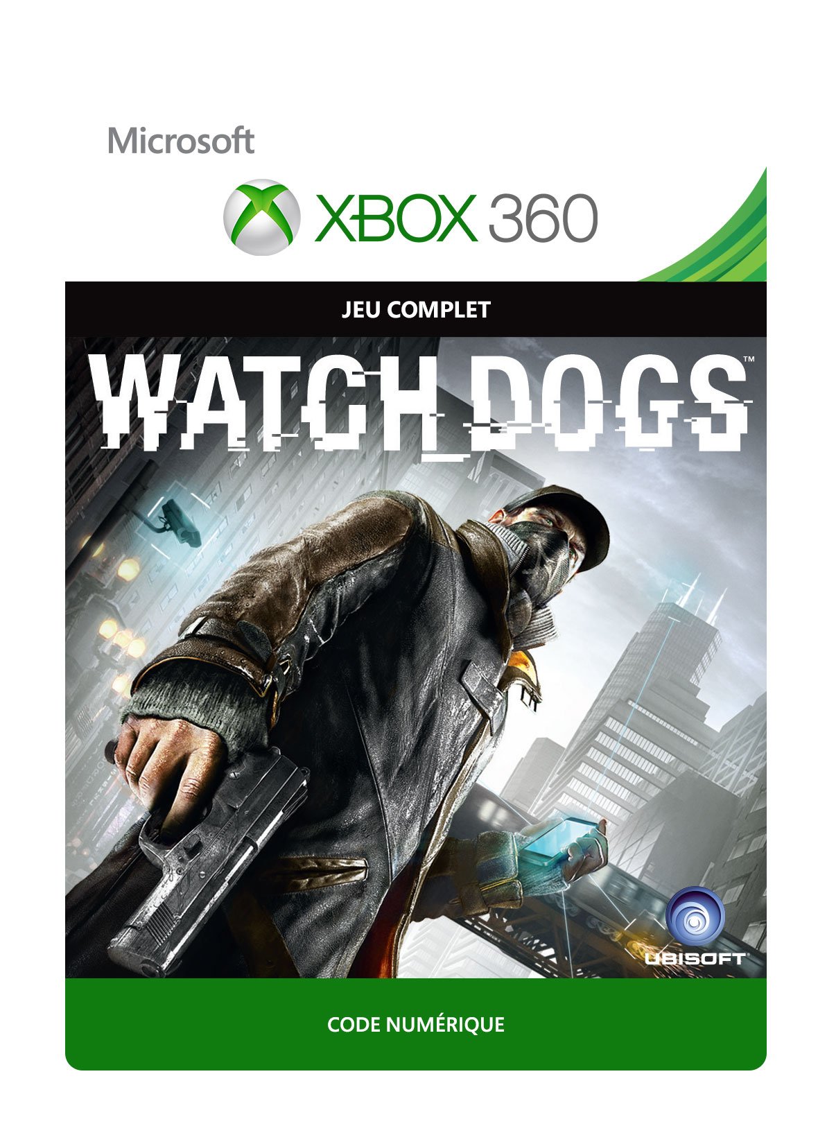 Watch Dogs Xbox 360 code jeu à télécharger pour console de salon Microsoft - 2