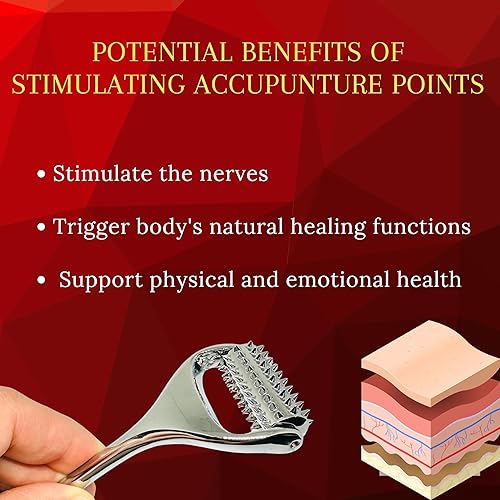 Miniatura 7 de Back 2 Roots Rodillo de masaje de acupuntura, cuerpo entero, rodillo de acupresión para relajación de la piel y los músculos, alivio del estrés y