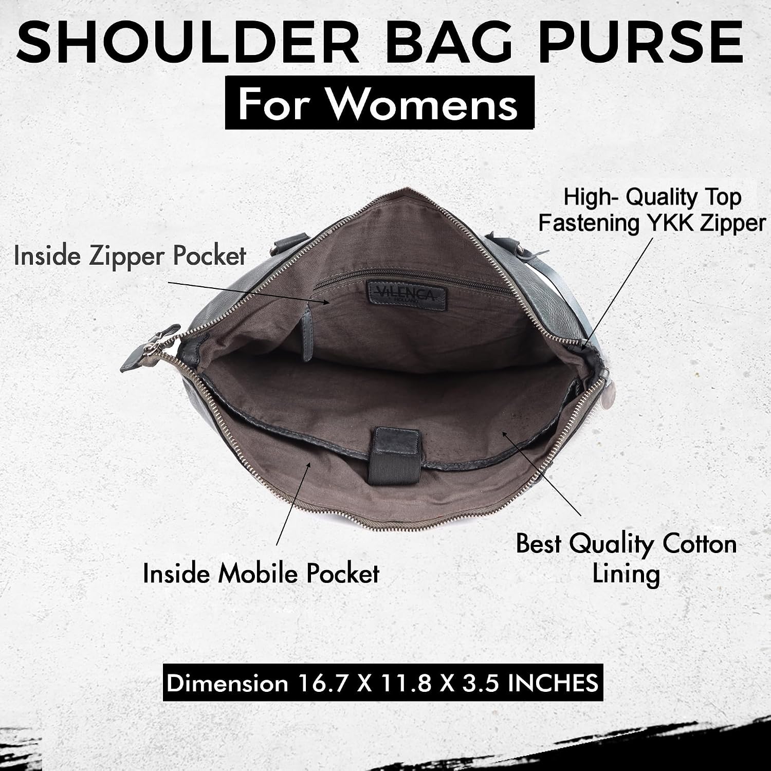 Genuine Leather Women's Tote Handbags & Satchel Purse image 4