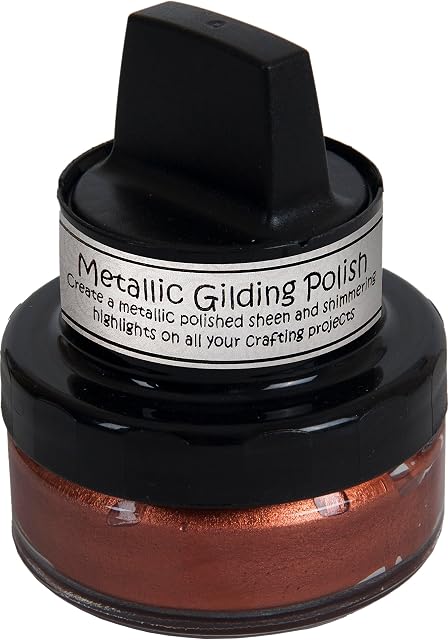 Cosmic Shimmer Metallic Gilding Polish-Bronze, 50ml