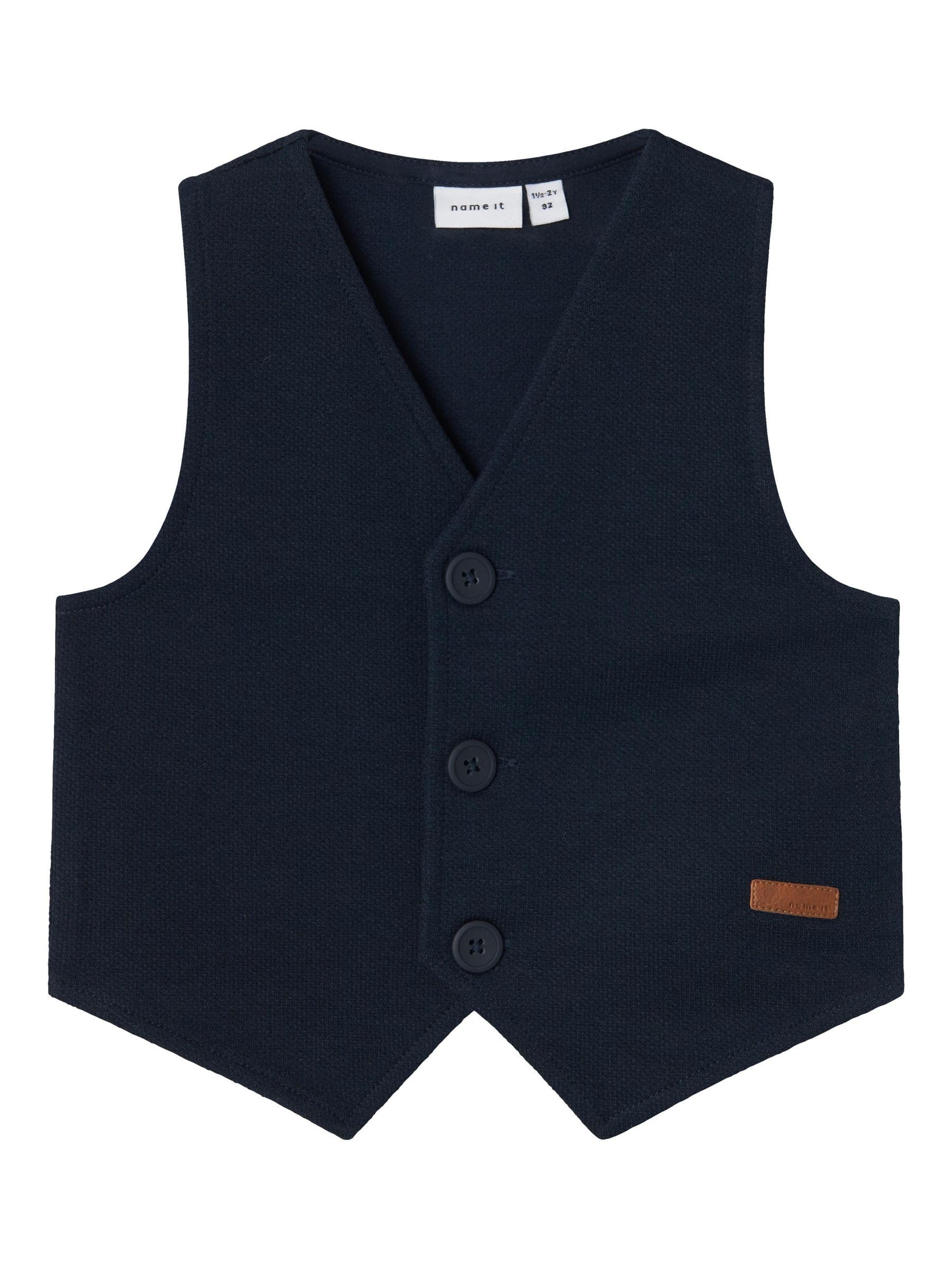 NAME IT Nmmrobino Vest UNB Chaleco de Punto para Niños