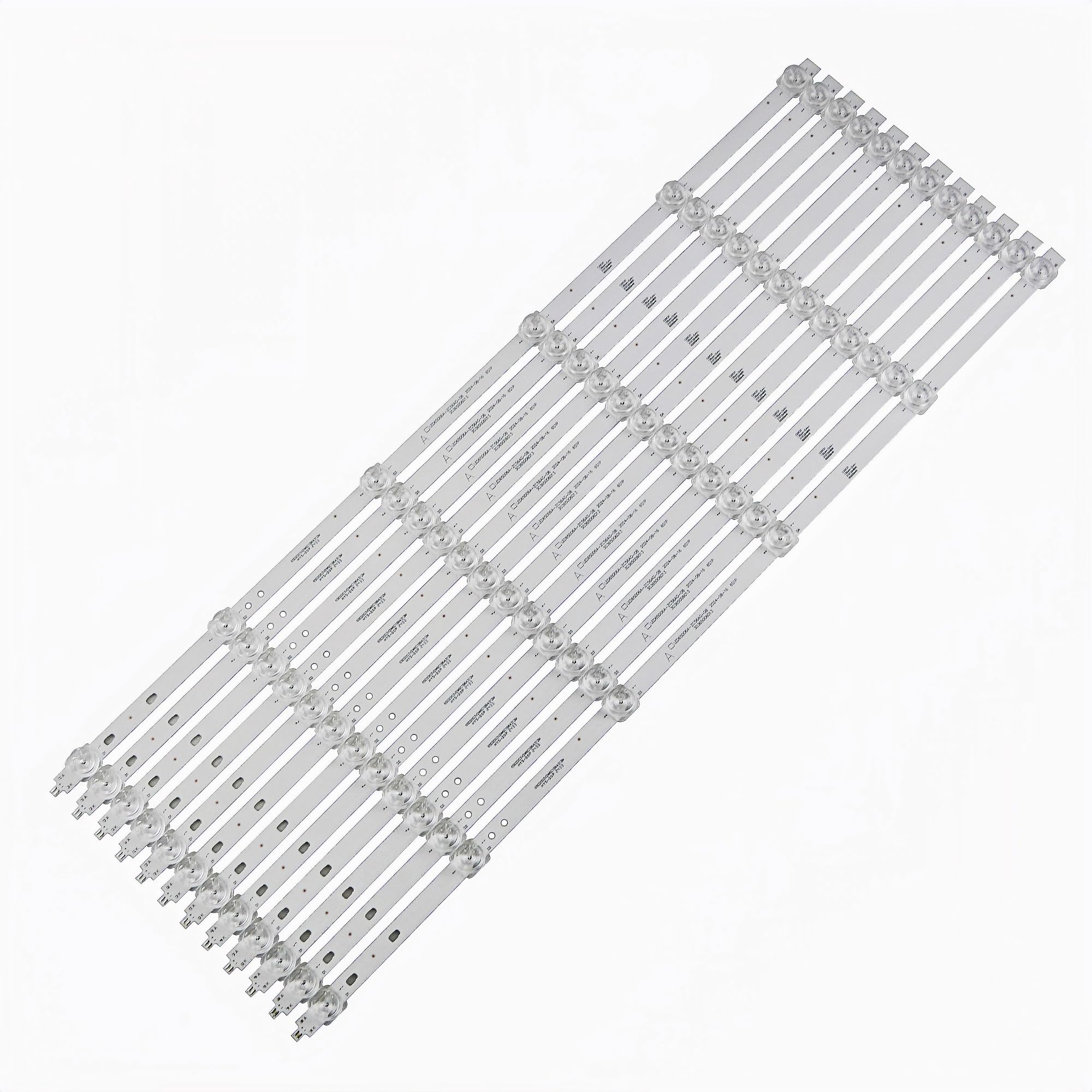 Strisce LED (12 pezzi *A) per TV da 65 pollici E4AA65R LED65D06A-ZC56AG-08 ONN 100012587 30365006013 30365003014 LT-65CA890 LT-65MB708 L65M5--EA LED655 D06B-ZC56AG-08