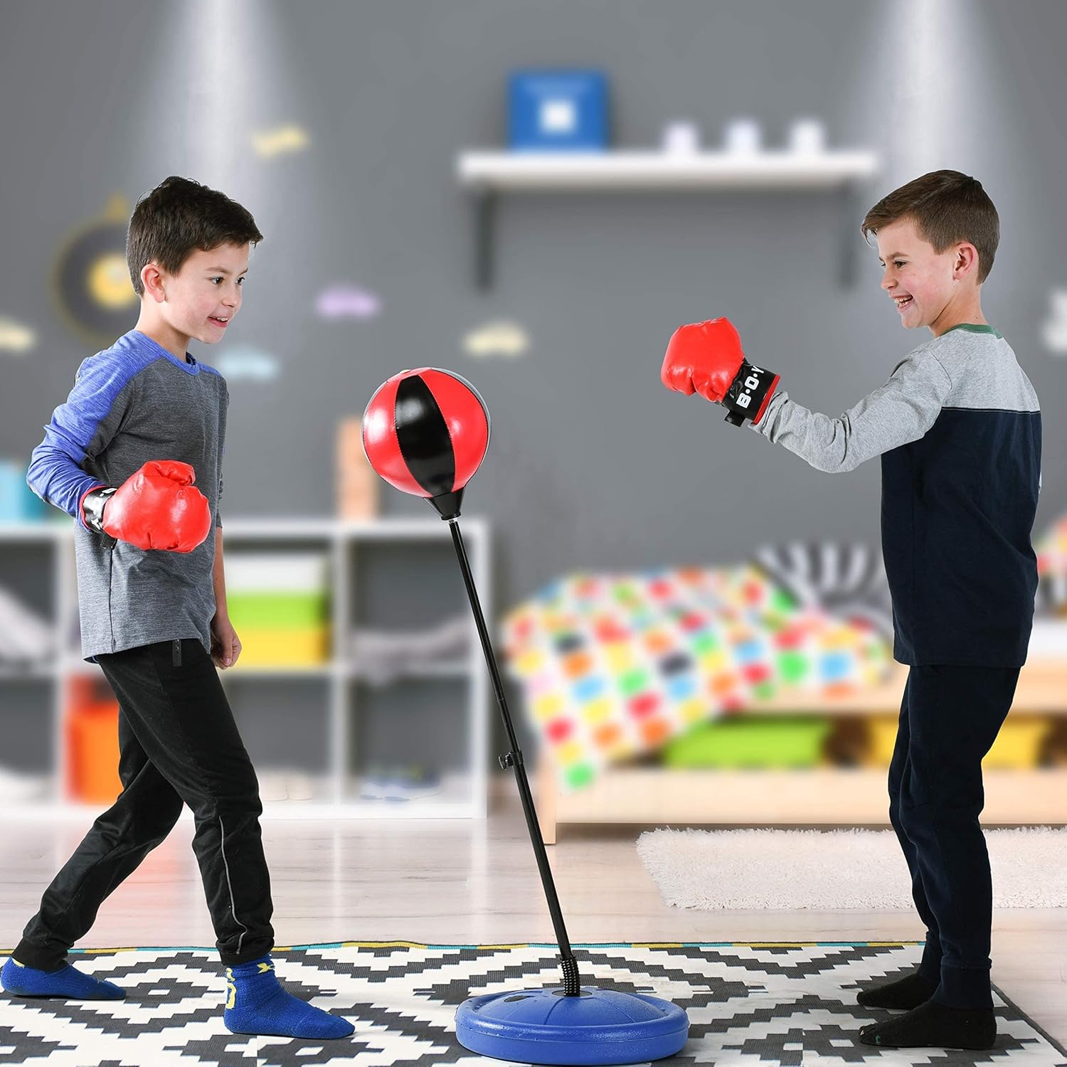 Buy Play22 Kids Boxing Set Kids Boxing Gloves and Punching Bag Kids