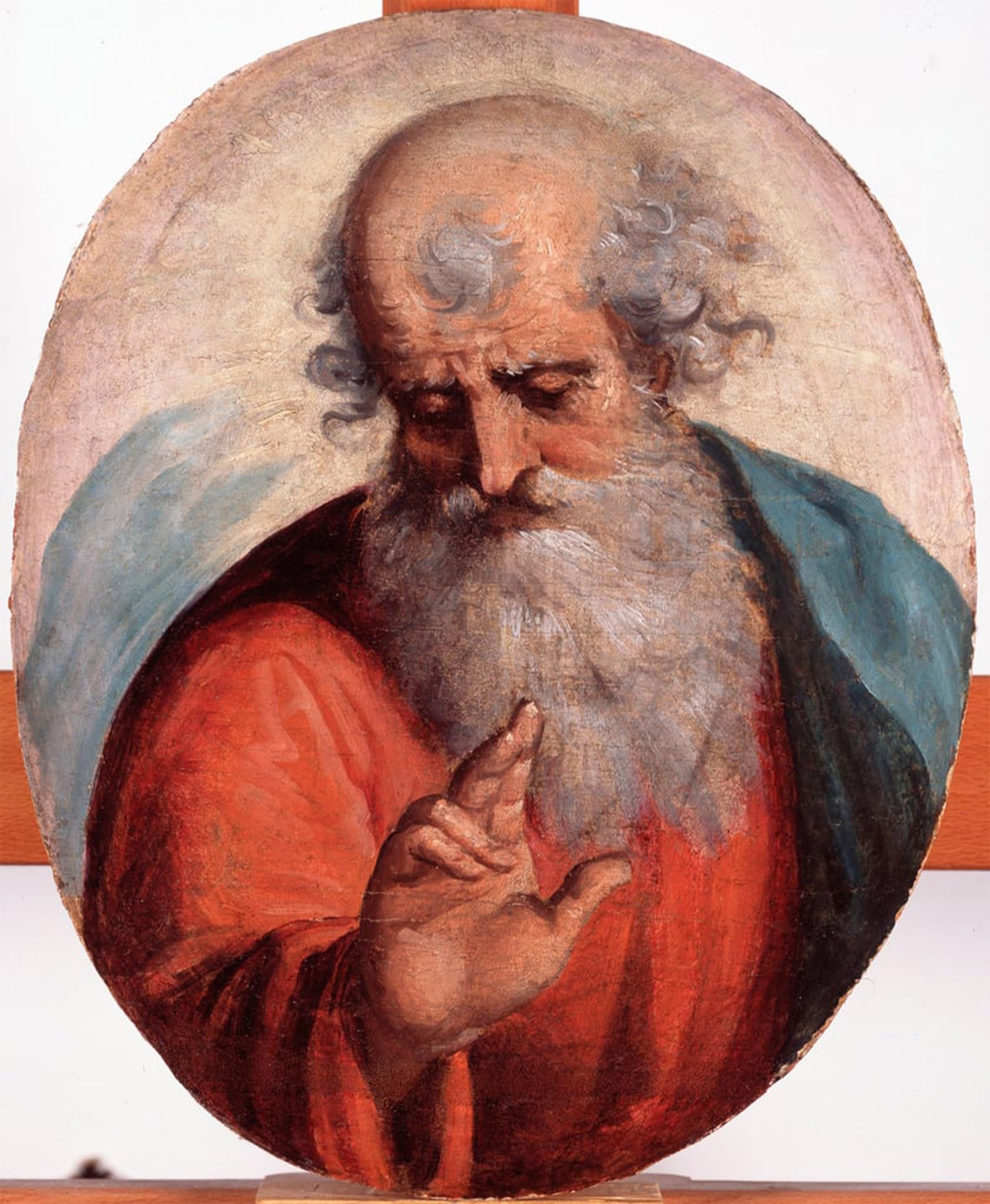 ARTXLXXBN Famous Prints Artwork Pictures Poster Painting Art Representation of the Holy Father Painting by Luca Cambiaso Artwork Landscape Pictures for Home Decor 60x90cm