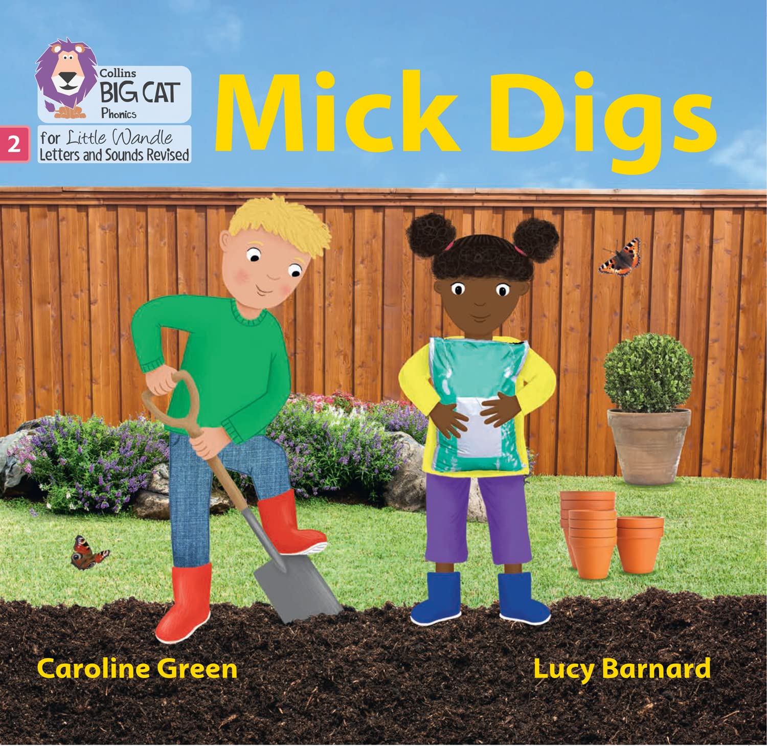 Mick Digs: Phase 2 Set 3 Blending practice (Big Cat... - Green, Caroline