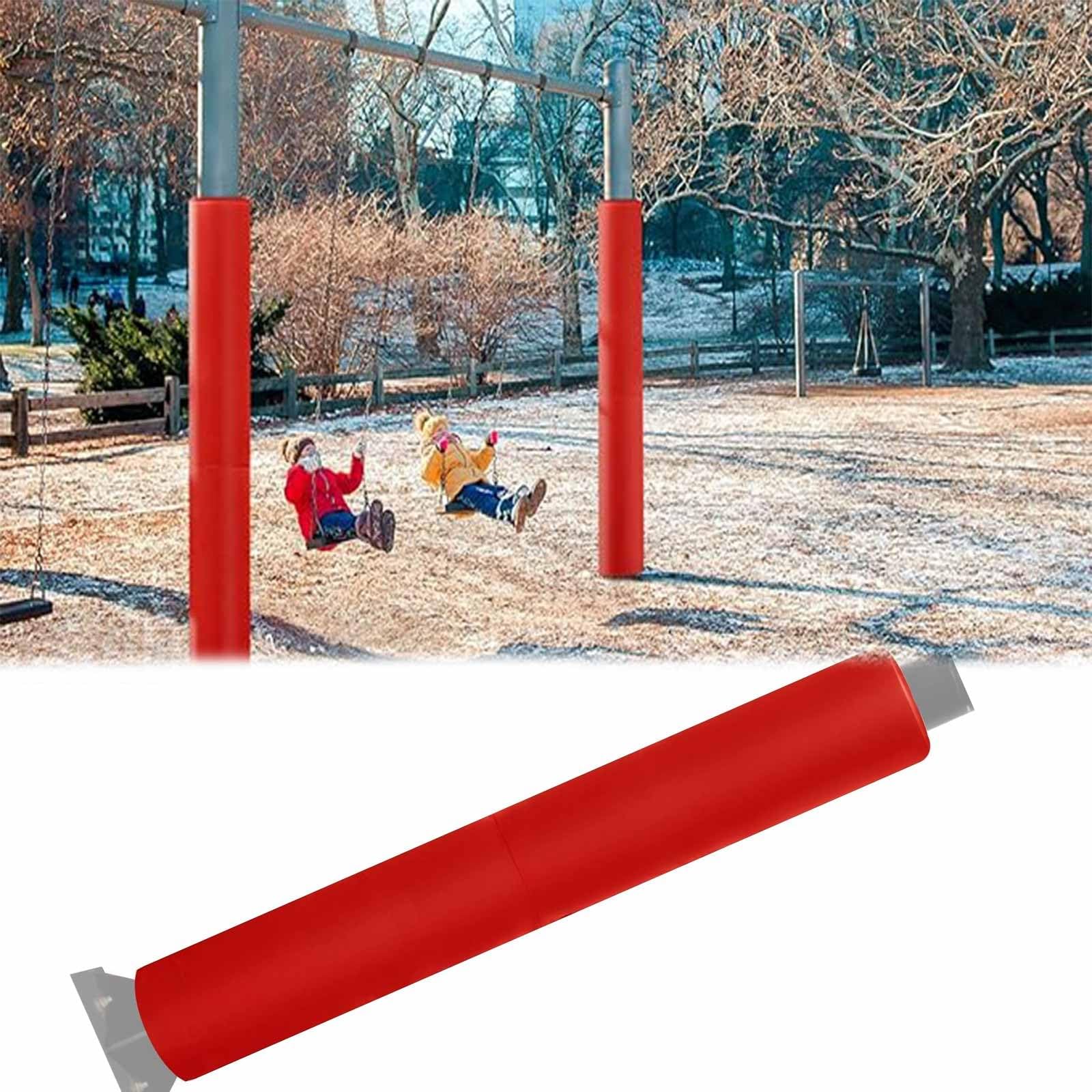 Podkładka ochronna na kijki do koszykówki na zewnątrz, odporna na warunki atmosferyczne, piankowa poduszka na drążki metalowe i betonowe 10-2,5 cm, bezpieczna i trwała, na boiska do koszykówki