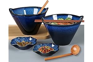 Farielyn-X Ramen Bowls Set: Japanese Dining Essential