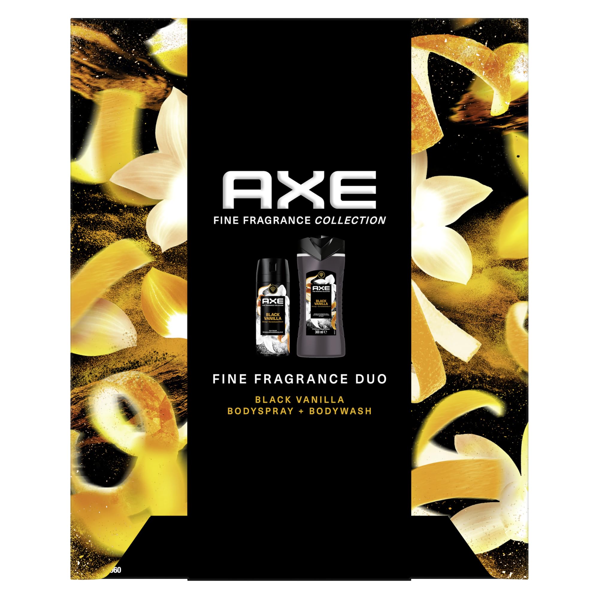 Axe Fine Fragrance Collection Black Vanilla Coffret cadeau avec déodorant et gel douche (150 ml + 300 ml)