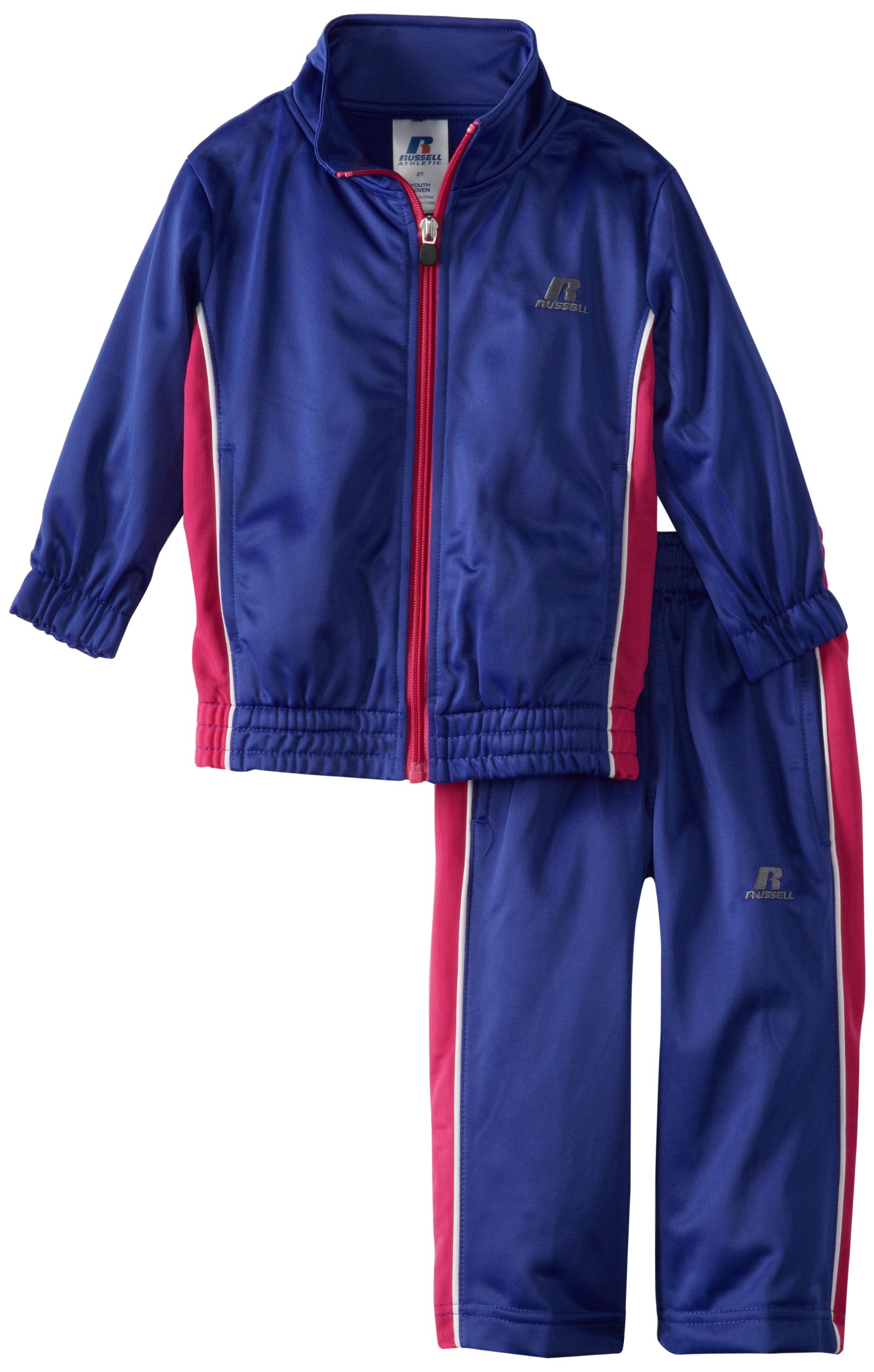 Russell Athletics - Kids Little Girls' Brushed Tricot Set with Side Insert