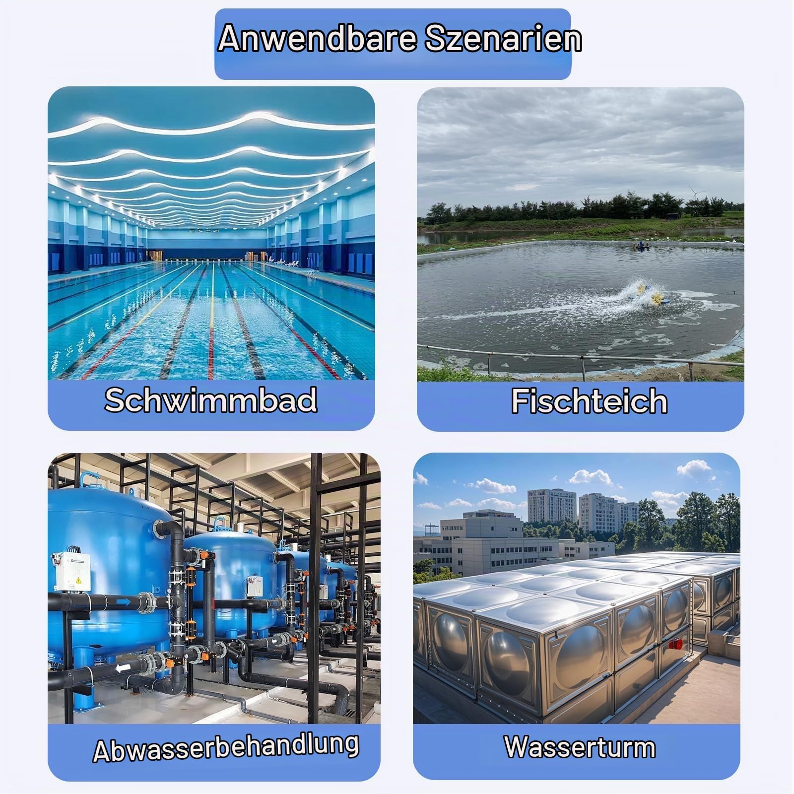 Automatischer Abschalt-Schutzschalter mit kabellosem Wasserstandssensor – Hoch-/Niedrigwasser-Abschaltung | 100 dB Alarm, 100 m Reichweite – für Wassertürme, Klärgruben, Landwirtschaft & Industrie